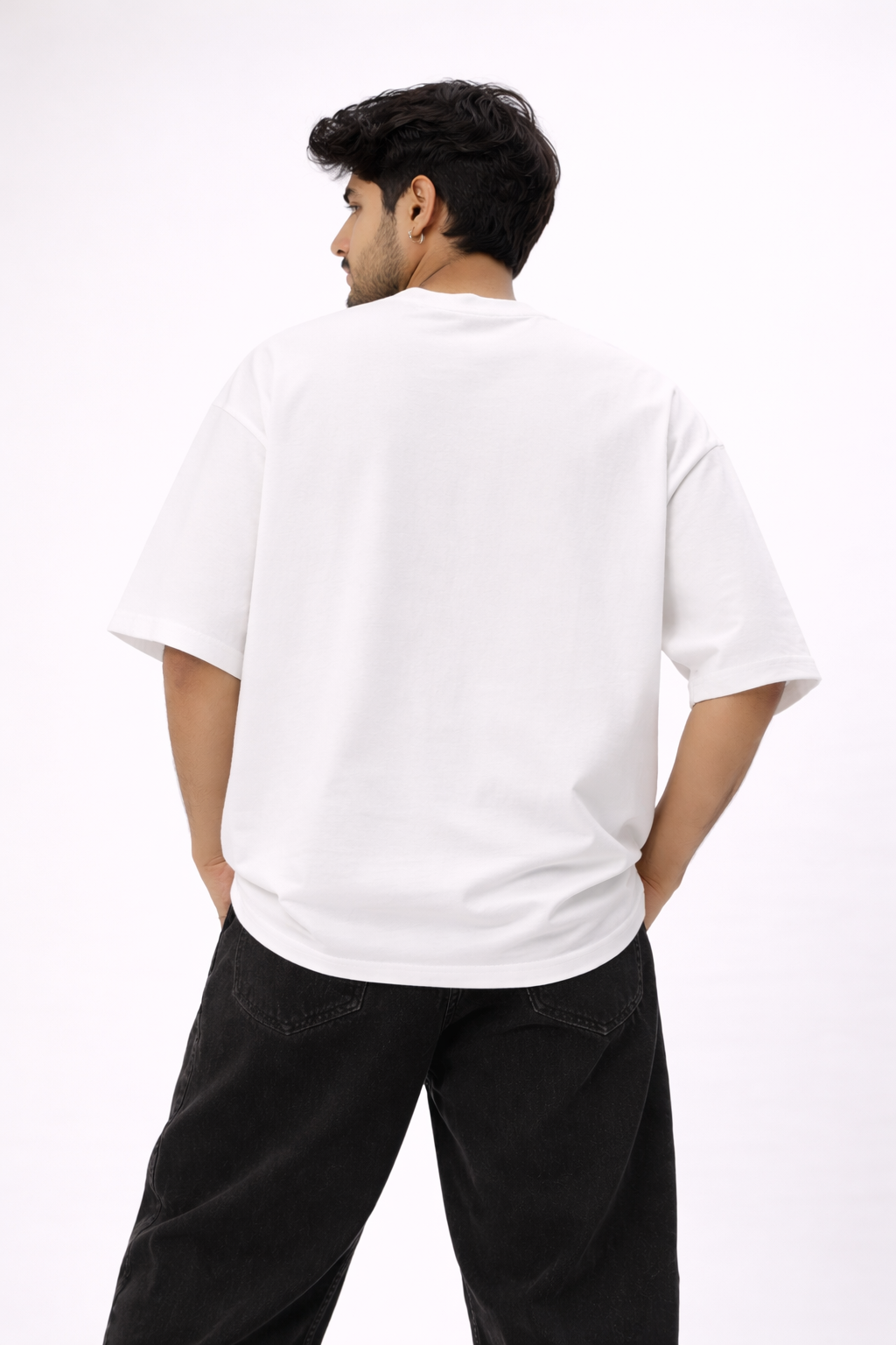 florance script oversized unisex tee