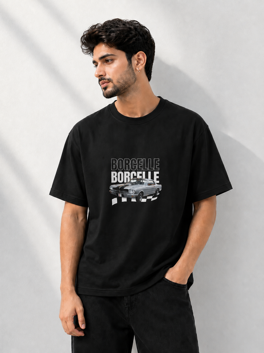 Unisex Classic cool car crew tshirt